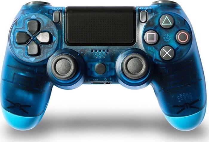 Doubleshock Asurmato Gamepad ga PS4 Transparent Blue