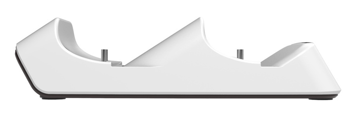  Roar Gamepad RR-0019 Basi Fortisis ga 2 xeiristiria PS5 ga 2x PS5 DualSense Lefki RR-0019 