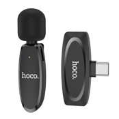 Hoco L15 Asurmato Puknotiko Mikrofono Petou, Clip On ga Fonitika Type C
