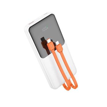 Hoco J119 Power Bank 10000mAh 22.5W με Θύρα USB-A Power Delivery Λευκό