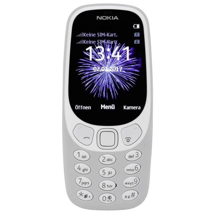 Nokia 3310 2017 Dual SIM (16MB) Kinito me Koumpia (Anglika) Ggri  