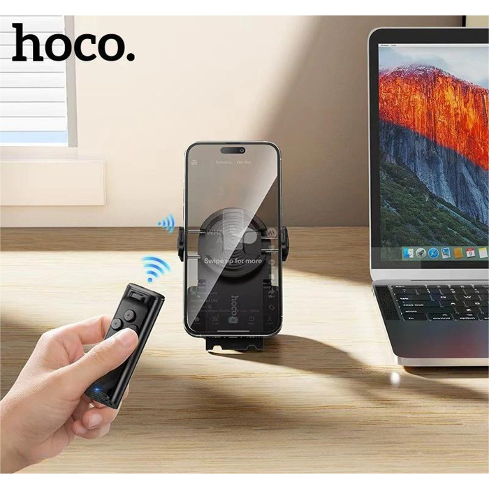  Hoco Xeiristirio ga Selfie K33 Bluetooth Mavro 