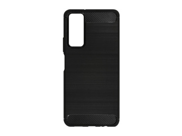 Back Cover Σιλικόνης Μαύρο  Carbon Huawei P Smart 2021