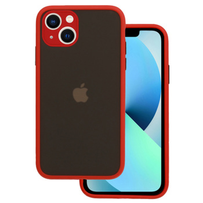 Color Button Back Cover Silikonis Xiaomi 12 / 12X Red