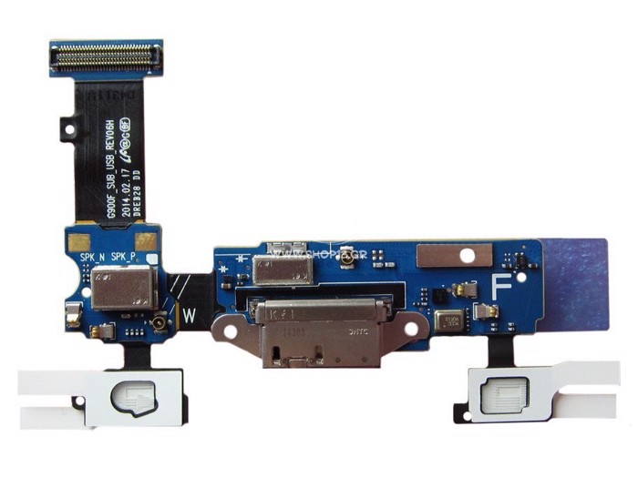 Kalodio Plake Samsung SM-G900F Galaxy S5 me Epafi Fortisis, Mikrofono Original GH96-07020A 