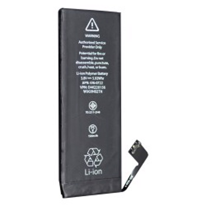OEM Battery Pack for Apple Iphone 5S, 5C Li-Polymer compatible with APN:616-0722