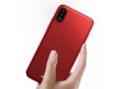 BASEUS Ultra-thin Matte Finish Hard Shell Case for iPhone X - Red