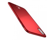 BASEUS Ultra-thin Matte Finish Hard Shell Case for iPhone X - Red
