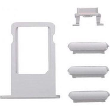 Πλαινα πληκτρα και Βαση SIM για iPhone 7 Silver