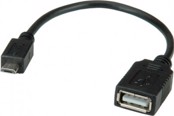 0EM OTG micro USB male - USB-A female