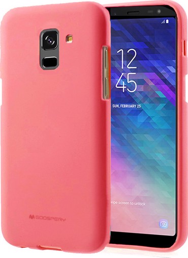 Mercury Soft Feeling Back Cover Ροζ (Galaxy A6 2018)