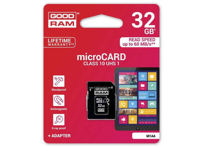GoodRam Micro SD 32GB Class 10