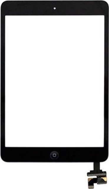 Οθόνη Μηχανισμού Αφής Digitizer με Αυτοκόλλητο και Home Button και IC για iPad Mini 1 / 2 - Μαύρο