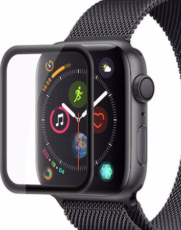 Tempered Glass Μαύρο Apple Watch 40mm