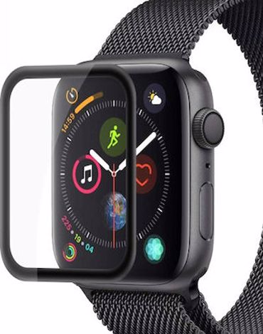 Tempered Glass Μαύρο Apple Watch 40mm
