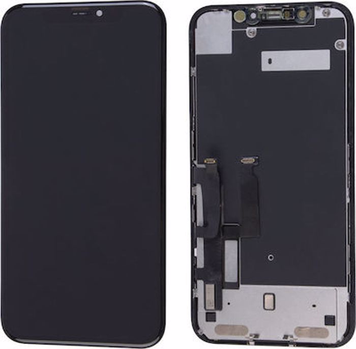 Othoni refurbished Original  me Mixanismo Afis ga iPhone 11 (Mavro)