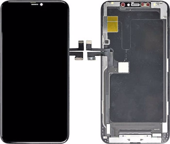 Othoni Incell me Mixanismo Afis ga iPhone 11 Pro Max (Mavro)
