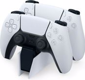 Sony DualSense Charging Station Basi Fortisis ga 2 xeiristiria PS5 Lefki