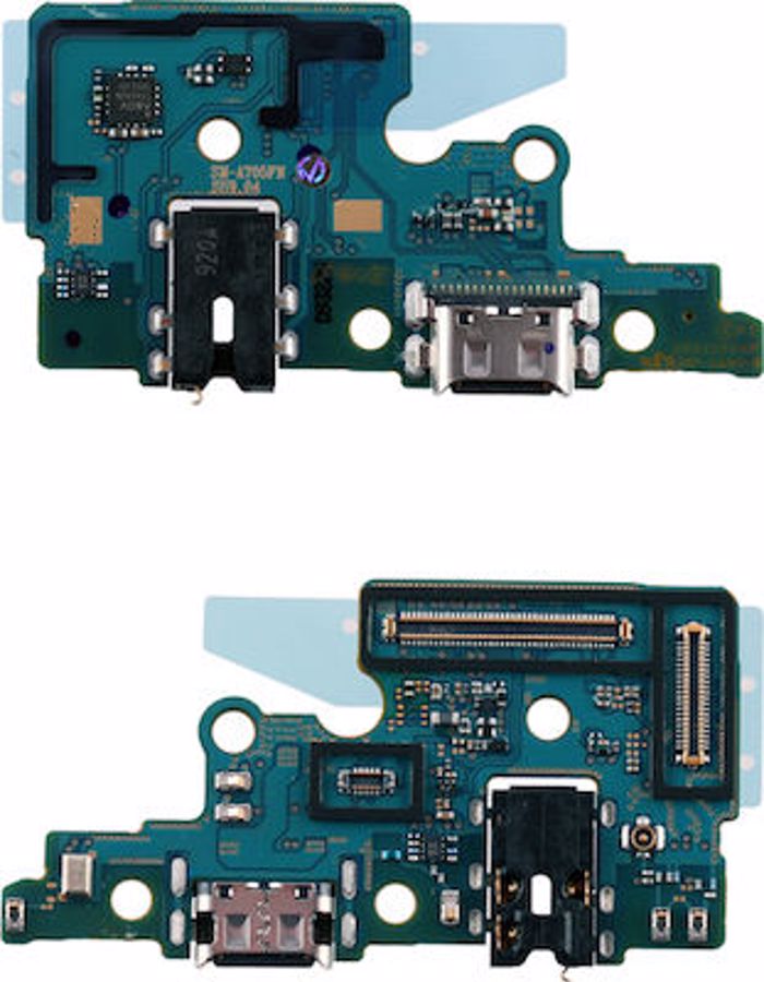 Original Samsung Galaxy A70 A705F USB Flex Board Plaketaki Fortisis (Service Pack) GH96-12468A