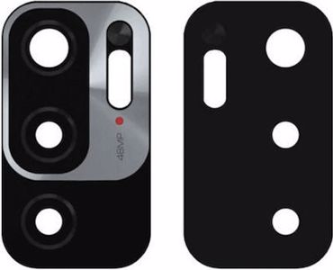 Τζαμάκι Κάμερας Μαύρο για Redmi Note 10 5G