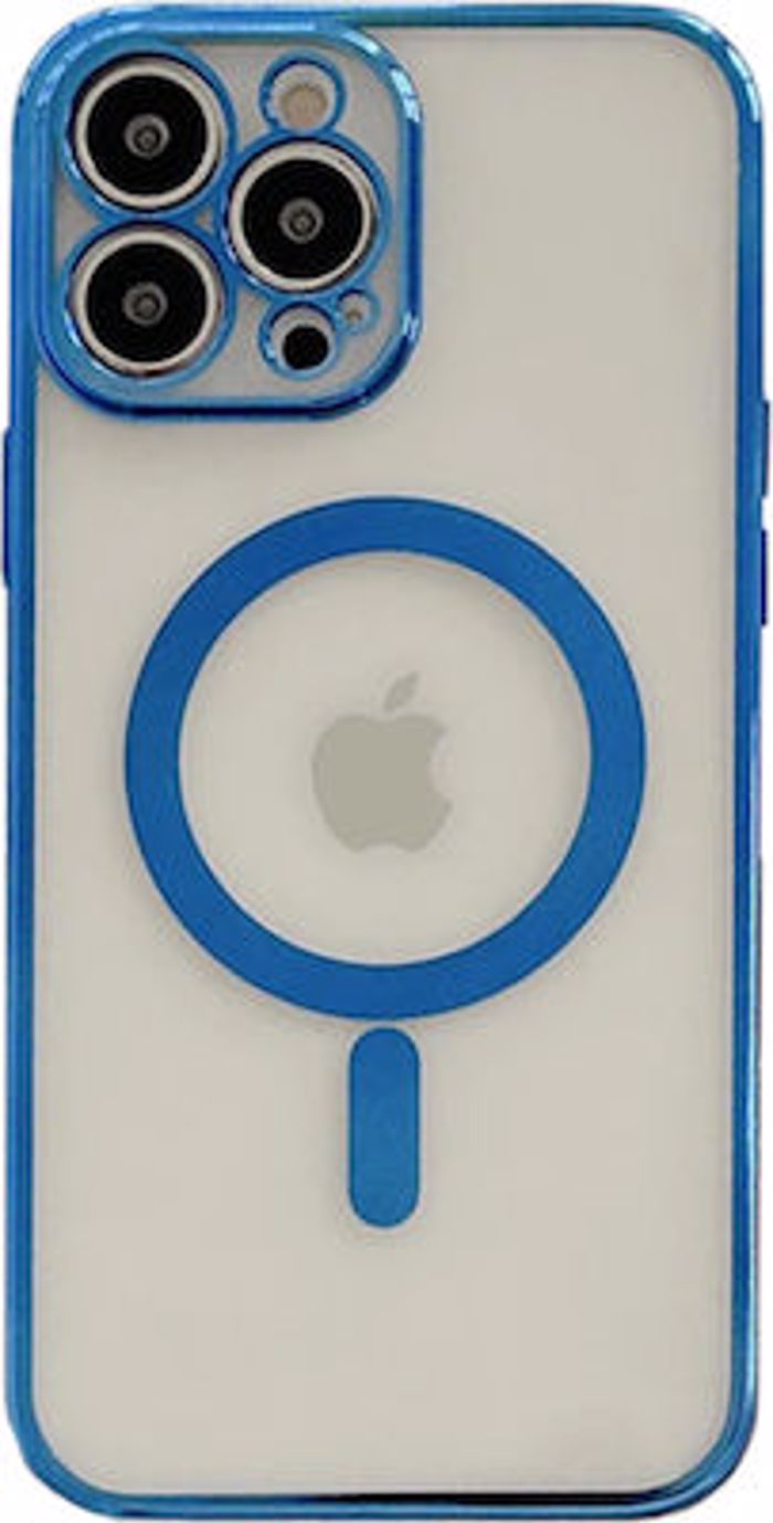 MagSafe Back Cover Silikonis Iphone 11 pro Max Blue