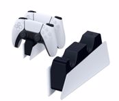 Sony DualSense Charging Station Basi Fortisis ga 2 xeiristiria PS5 Lefki