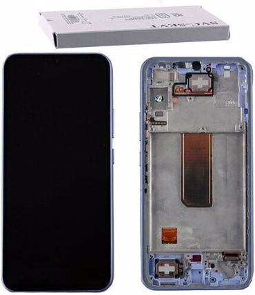  Samsung Οθόνη με Μηχανισμό Αφής και Πλαίσιο για Galaxy A34 (Μωβ)  (USED)