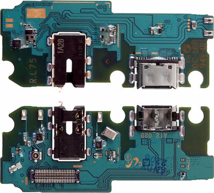 Samsung Kalodiotainia me Thura Fortisis & Mikrofono kai Epafi Akoustikon Samsung Galaxy A12 Nacho