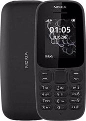 Nokia 105 (2019) Dual SIM Kinito me Koumpia (Elliniko Menou) Mavro