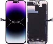GX HARD OLED Othoni me Mixanismo Afis ga iPhone 15 (Mavro)