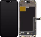 JK HARD OLED Othoni me Mixanismo Afis ga iPhone 15 Pro (Mavro)
