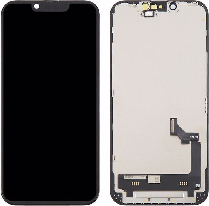 Othoni SOFT OLED  me Mixanismo Afis ga iPhone 16e (Mavro)