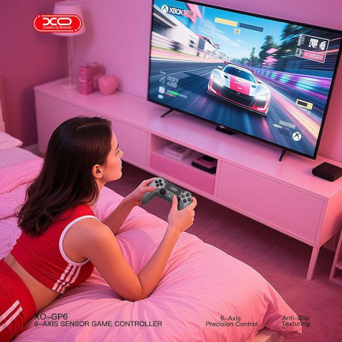 XO H6B GP6 Asurmato & Ensurmato Gamepad ga Android / PC / PS3 / PS4 Prasino